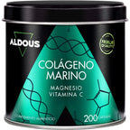 Pure hydrolyzed collagen with magnesium and vitamin c - 200 capsules - naticol hydrolyzed marine collagen - collagen with magnesium - aldous