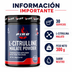 L-citrulline malate fire nutrition 300 g powder | 30 services | neutral flavor