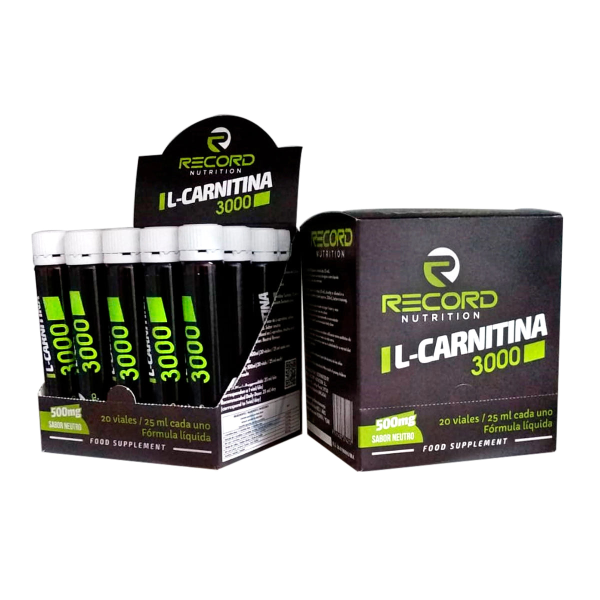 L-carnitine 3000 20 25ml ampoules with neutral flavor sports supplement food amino acid