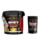 King nutrition whey protein 4kg + creatine monohydrate 300gr improves your performance and increases muscle mass*