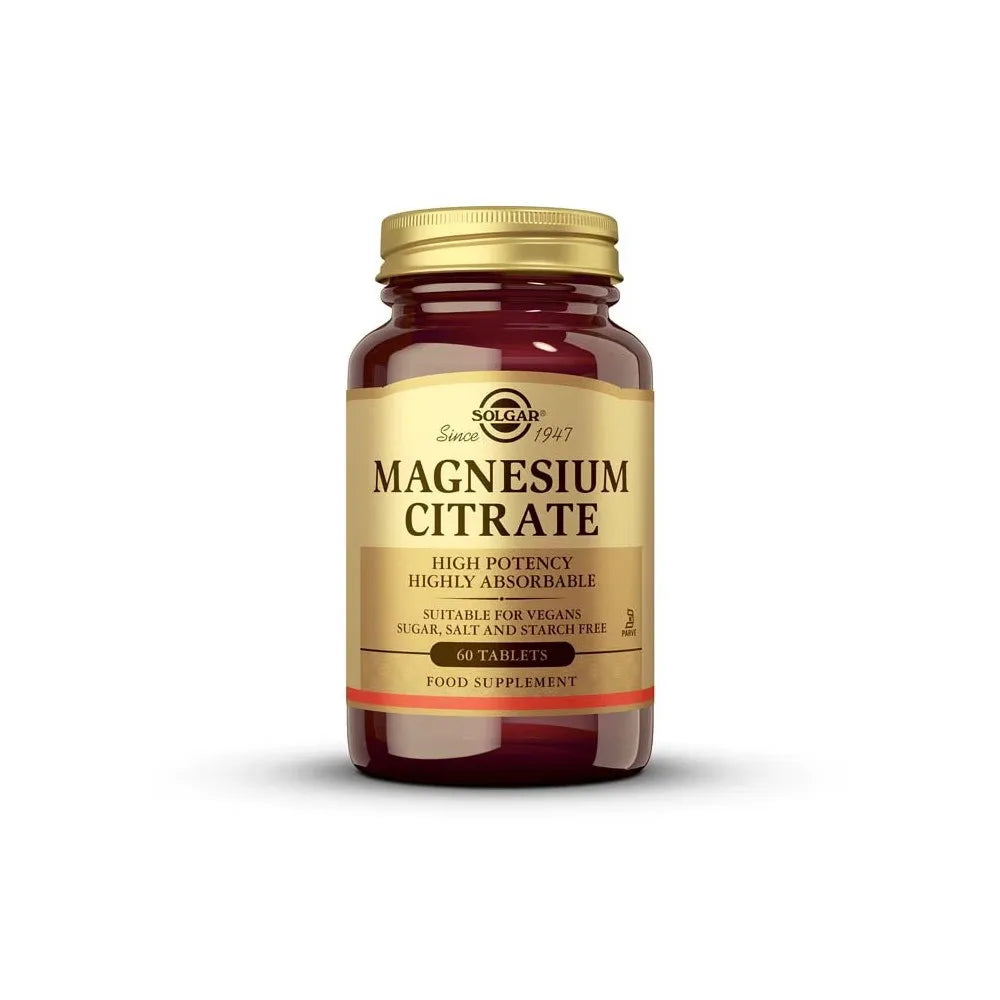 Magnesium citrate 200mg (60 or 120 tablets) of solgar