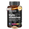 Complete multivitamins – 365 vegan capsules – with vitamins, minerals and ginseng – sevens nutrition
