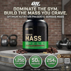 Optimum nutrition serious mass 2.72kg - dietary supplement for magnification of muscle mass with high quality protein and carbohydrates