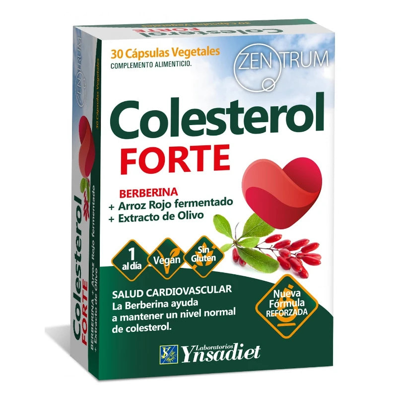 ZENTRUM CHOLESTEROL FORTE 30 VEGETABLE CAPSULES