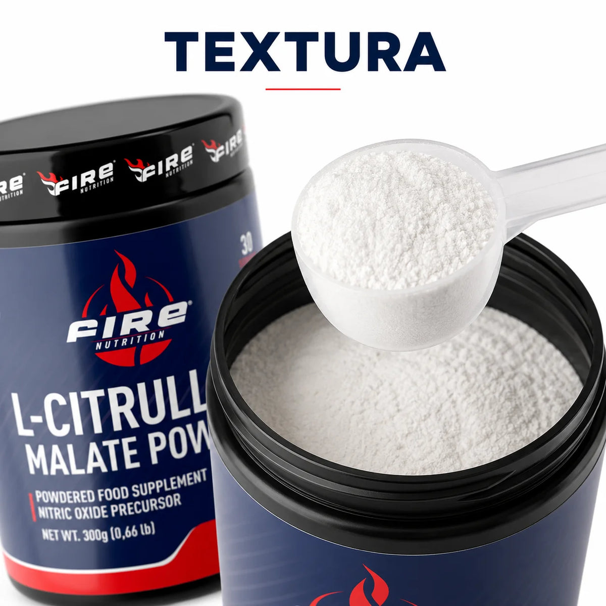 L-citrulline malate fire nutrition 300 g powder | 30 services | neutral flavor