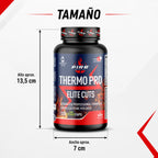 Thermo pro elite cuts 120 vegetable capsules fire nutrition – formula with 400 mg of caffeine per dose