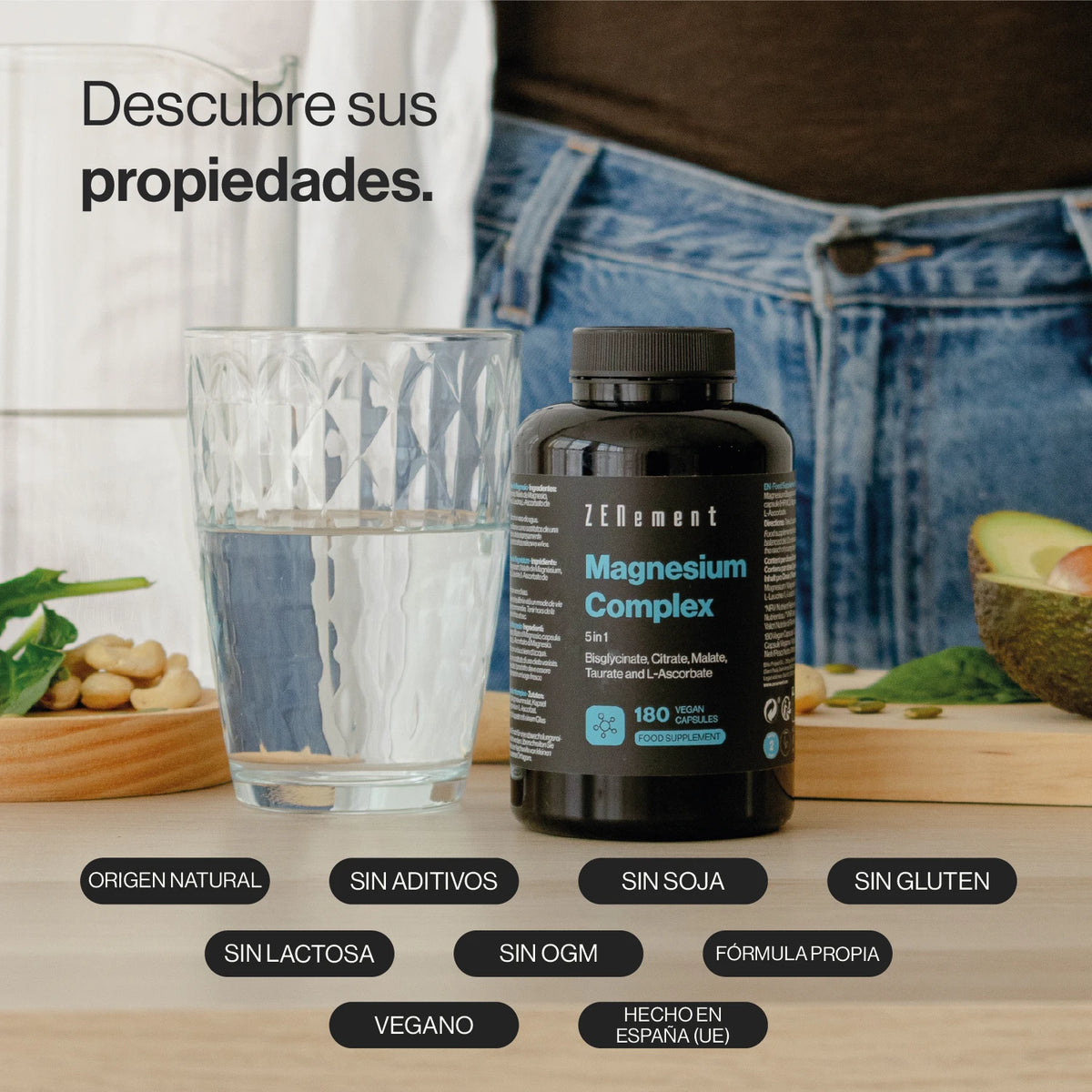 Magnesium complex 5 in 1 - 180 vegan capsules zenement
