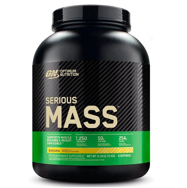 Optimum nutrition serious mass 2.72kg - dietary supplement for magnification of muscle mass with high quality protein and carbohydrates
