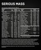 Optimum nutrition serious mass 2.72kg - dietary supplement for magnification of muscle mass with high quality protein and carbohydrates