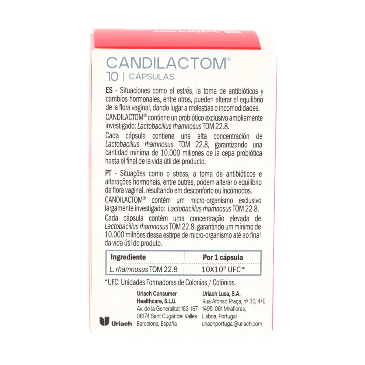 Candilactom 10 capsules