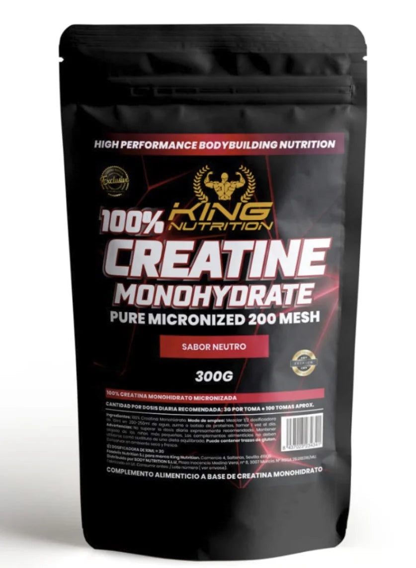 King nutrition whey protein 4kg + creatine monohydrate 300gr improves your performance and increases muscle mass*