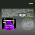 Pure hydrolyzed collagen with magnesium and vitamin c - 200 capsules - naticol hydrolyzed marine collagen - collagen with magnesium - aldous