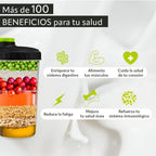 Yuït - food replacement shakes with 31 vitamins and minerals + probiotics - protein shake - real and natural food - satiating diet shake with 35g of protein