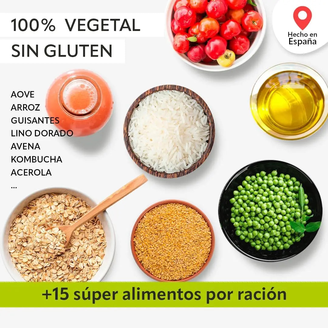 Yuït - food replacement shakes with 31 vitamins and minerals + probiotics - protein shake - real and natural food - satiating diet shake with 35g of protein