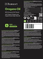 Oregano oil 80% carvacrol, 2% thymol - 120 zenement soft capsules