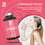 Hn healthy nutrition omega 3 capsules 2000 mg - 240 soft pearls with fish oil and vitamin e - omega 3 with epa (eicosapentaenoic acid) and dha (docosahexaenoic acid) - 700 mg epa and 500 mg dha - 2 bottles