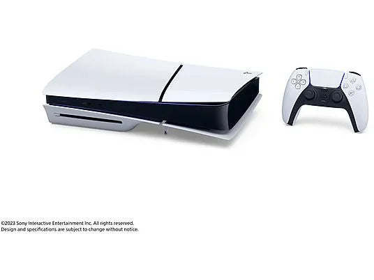 PlayStation 5 Slim – Chasis E, consola de 1TB SSD con control DualSense, cuenta con gráficos 4K/120Hz, diseño térmico mejorado y eficiencia de hardware optimizada, compatible con juegos de PS5 y PS4.