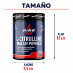L-citrulline malate fire nutrition 300 g powder | 30 services | neutral flavor
