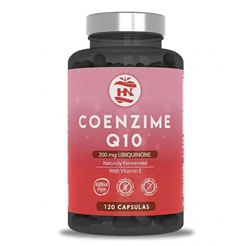 Hn healthy nutrition coenzyme q10 200mg + vitamin e - 120 capsules - food supplement