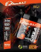 Assault | creatine powder without flavor 300g+300g+300g | 100% micronized creatine monohydrate | does not include dispenser | no additives and free of contaminants | non-gmo, vegan, gluten free