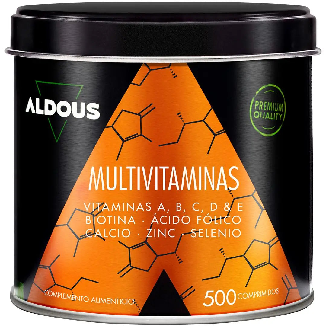 Multivitamins for men and women - 500 tablets + 1 year - complete vitamin complex - aldous