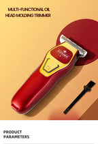 Powerful Professional Hair Trimmer Men 0 MM T Blade Electric Clipper Rechargeable Barber Haircut Machine Beard Trimmer Shaver