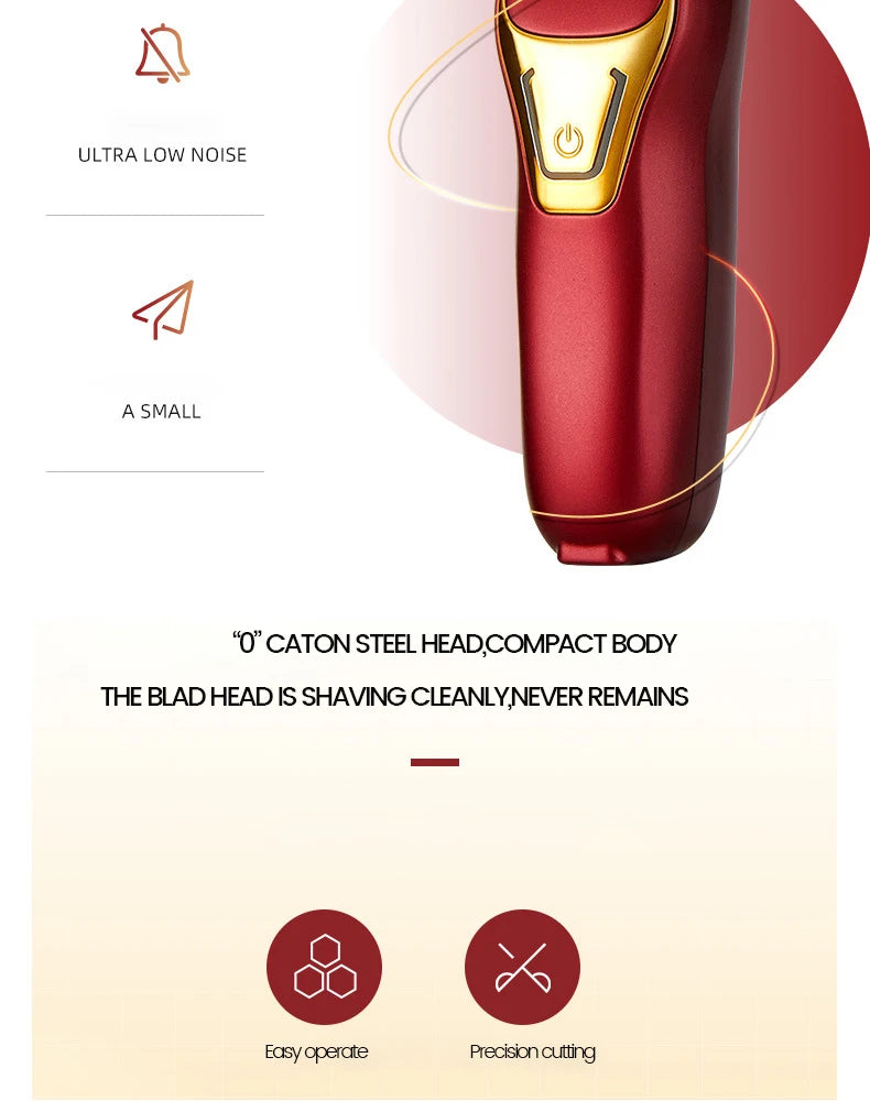 Powerful Professional Hair Trimmer Men 0 MM T Blade Electric Clipper Rechargeable Barber Haircut Machine Beard Trimmer Shaver