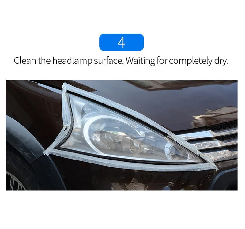 Premium Car Headlight Restoration Liquid Polymer Polish 800ML