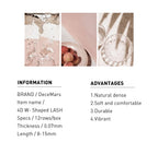 DeceMars 4D - W Shaped Eyelash Extension (12line/Tray)