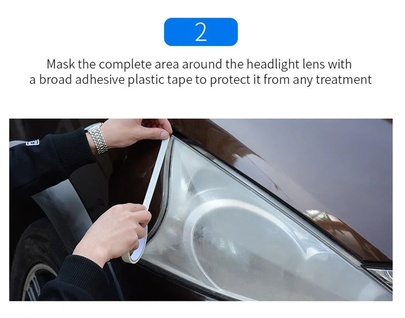 Premium Car Headlight Restoration Liquid Polymer Polish 800ML