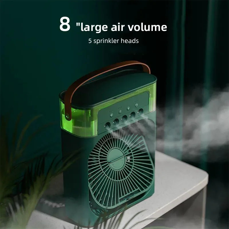 USB Desktop Cooling Fan 3-in-1 – Fan, Humidifier & Mist Spray | 600ML
