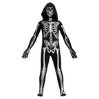 Scary Zombie Costume Cosplay Skeleton Skull Costume Suit Halloween Costume for Adult Carnival Party Dress Up