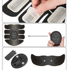 Electric Muscle Stimulator Wireless Buttocks Hip Trainer Abdominal ABS Stimulator Fitness Body Slimming Massager