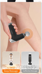 Mini Massage Gun with 4 Replaceable Massage Head Powerful Muscle Massager for Relaxation Deep Tissue Percussion Massage Machine