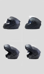 BLD Modular Dual Lens Motorcycle Helmet Safety Downhill Flip Up Helmets Professional Motocross Racing Full Face Casco Moto
