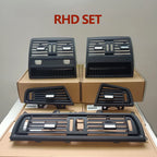 LHD RHD Car Front Rear Air Conditioning Chromed AC Vent Grille Outlet Cover Panel For BMW 5 Series F10 F11 F18 520i 523i 525i