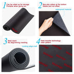 White Mousepad Art Mats 3 Mm Slipmat 900x400 Mouse Pad Xl Original Deskmat Home Office Carpet Substrate on The Table for Pc
