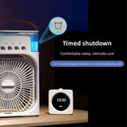 USB Desktop Cooling Fan 3-in-1 – Fan, Humidifier & Mist Spray | 600ML