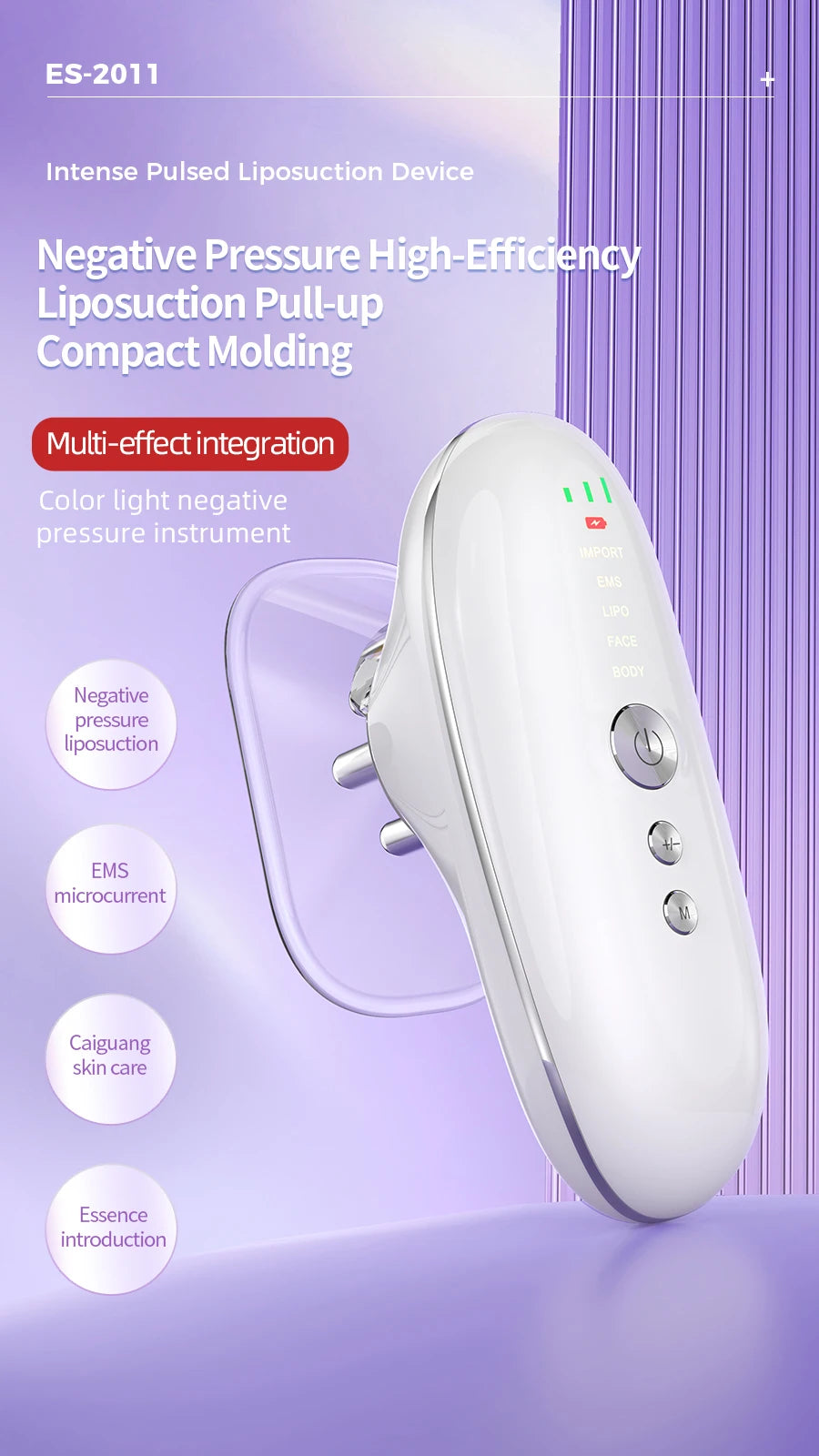 Anti Cellulite Tool and Skin Tightening Device Body Sculpting Massager Cellulite Removal Machine for Face Belly Arms Legs Waist