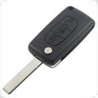 Jingyuqin CE0536/523 Flip Remote Key Case Shell For Peugeot 307 308 407 408 Citroen C3 C4 C5 C6 Berlingo Picasso Xsara HU83/VA2