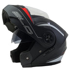 BLD Modular Dual Lens Motorcycle Helmet Safety Downhill Flip Up Helmets Professional Motocross Racing Full Face Casco Moto