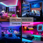 USB RGB LED Strip Light 5V | Self-Adhesive, TV & Desktop Backlight, 5050 SMD