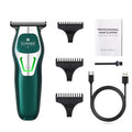 Powerful Professional Hair Trimmer Men 0 MM T Blade Electric Clipper Rechargeable Barber Haircut Machine Beard Trimmer Shaver