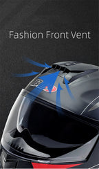 BLD Modular Dual Lens Motorcycle Helmet Safety Downhill Flip Up Helmets Professional Motocross Racing Full Face Casco Moto