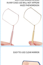Eyelash Mirror Grafting Lash Magnifying Beauty Long Handle For Checking False Lashes Extension Makeup Tools Mirror Supplier