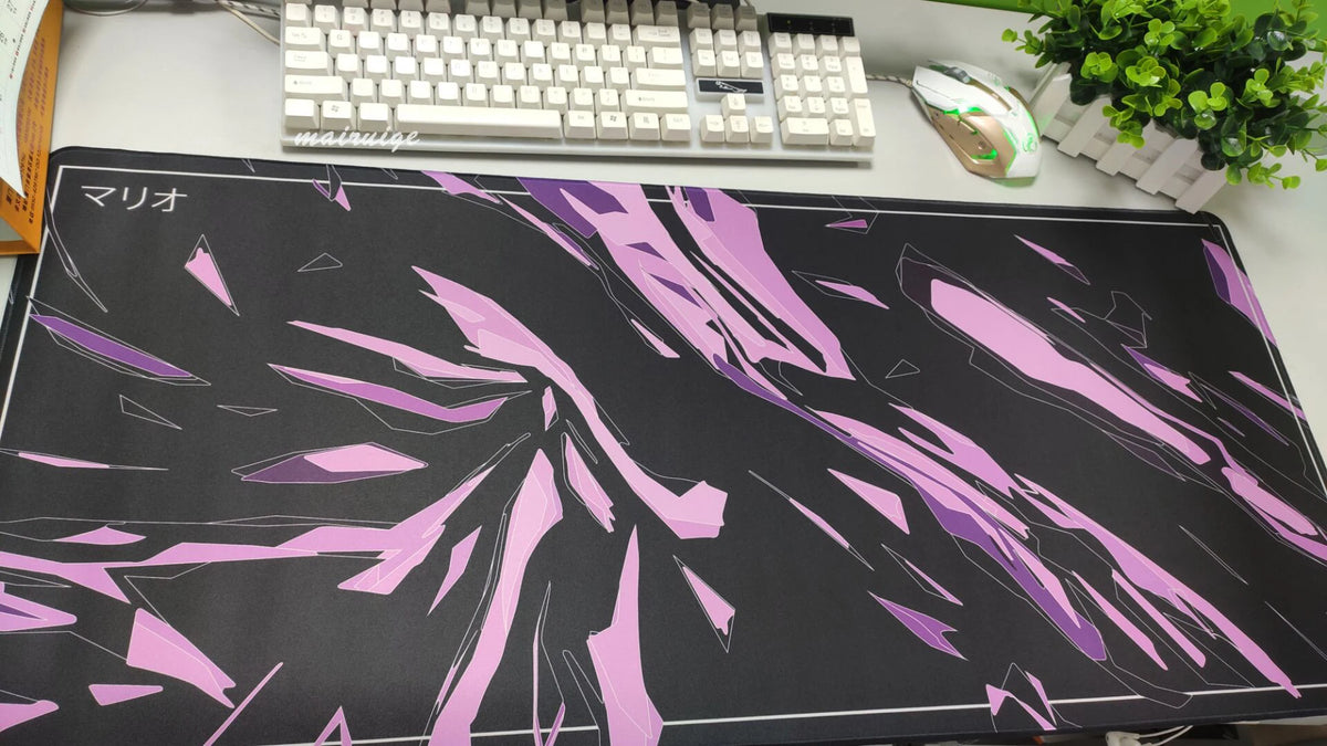 White Mousepad Art Mats 3 Mm Slipmat 900x400 Mouse Pad Xl Original Deskmat Home Office Carpet Substrate on The Table for Pc