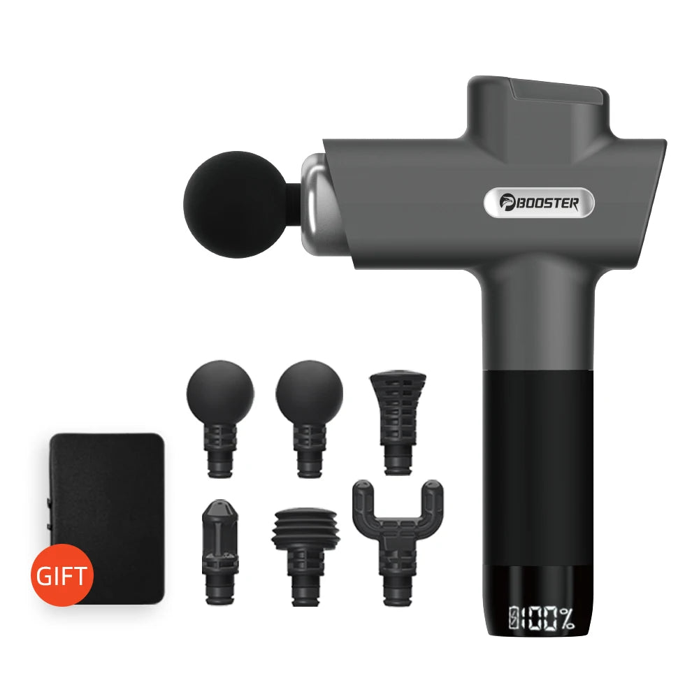 Booster M2-D Massage Gun Deep Tissue Percussion Neck Back Body Massager Portable Fascia Gun Muscle Relaxation Electric Massager
