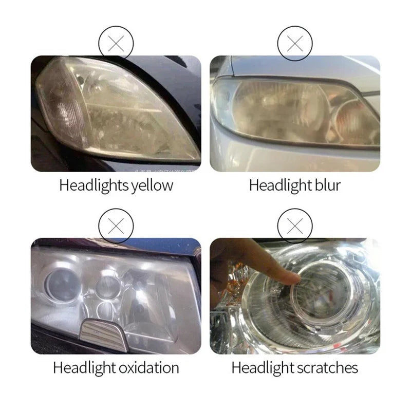 Premium Car Headlight Restoration Liquid Polymer Polish 800ML