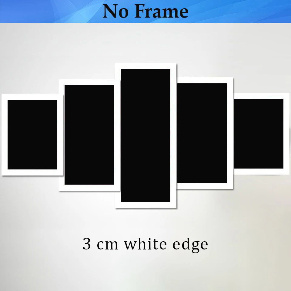5 Panel Scarface Movie Modular Wall Art Canvas Posters Pictures HD Print Paintings Home Decor Living Room Bedroom Accessories