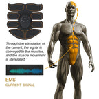 Electric Muscle Stimulator Wireless Buttocks Hip Trainer Abdominal ABS Stimulator Fitness Body Slimming Massager
